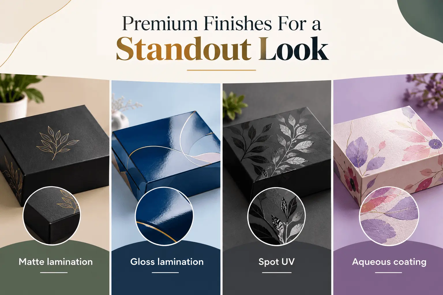 Premium Finishes For a Standout Look