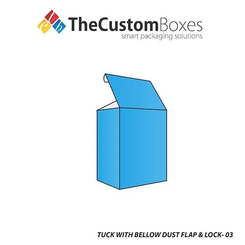 custom tuck flap and lock side wholesale