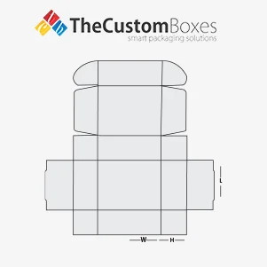 die cut design double wall tuck front