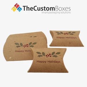 kraft pillow boxes wholesale