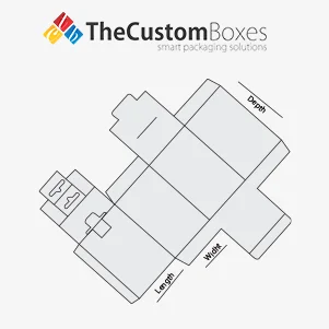 buy printed box with hanging and locking tabs