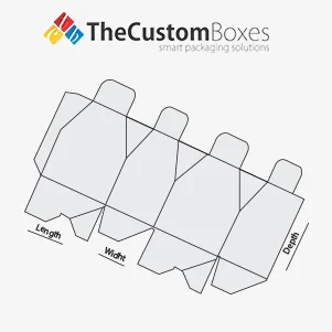 custom design square box with ladder top
