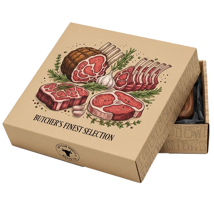 Custom Meat Box Packaging Safe Your Meat With Custom Packaging | TCB